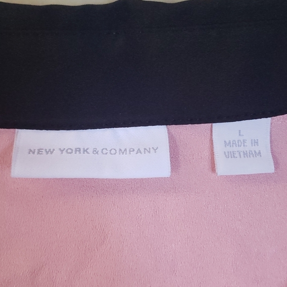 Color Block Button Down - Picture 3 of 4